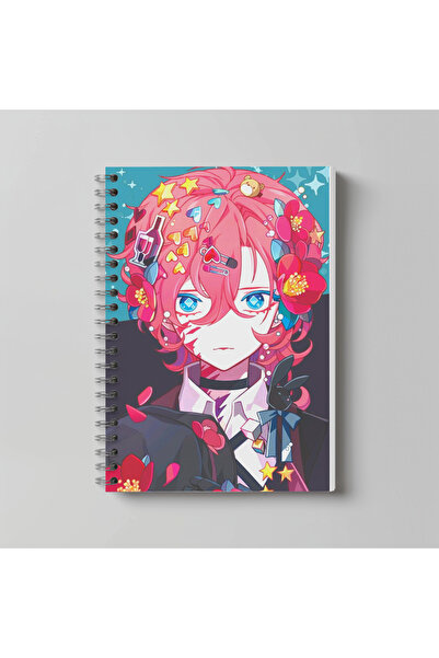 nihonwosekai Caiet spiralat A4 pentru băieți cu tematică Bungou Stray Dogs An...