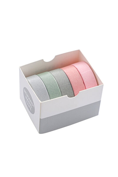 Şehir Online Mağazacılık Ροζ Σετ Morandi Basic: Σετ 5 τεμαχίων Washi Tape με ...