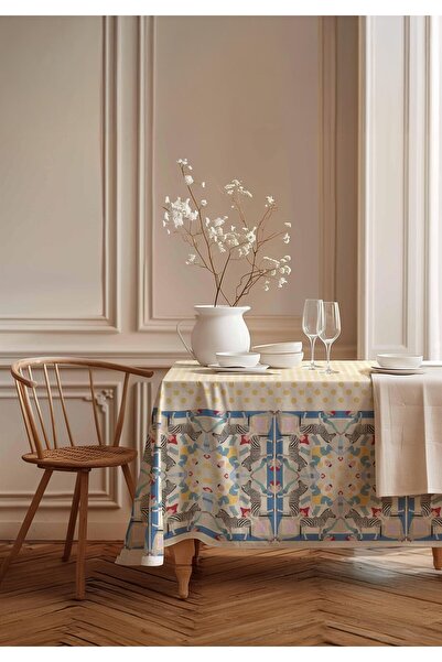 Markaev مفرش طاولة قطني أفريقي معاصر MSAORT0060