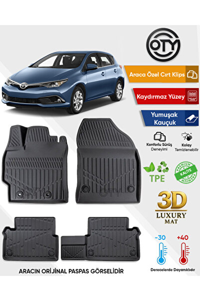 TOYOTA AURİS 2013-2020 3D HAVUZLU PASPAS