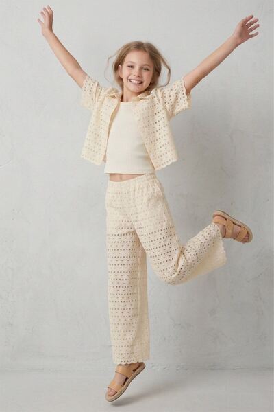 HAUSEkids Set pentru fete Lily Bell, 9-14 ani - Bej