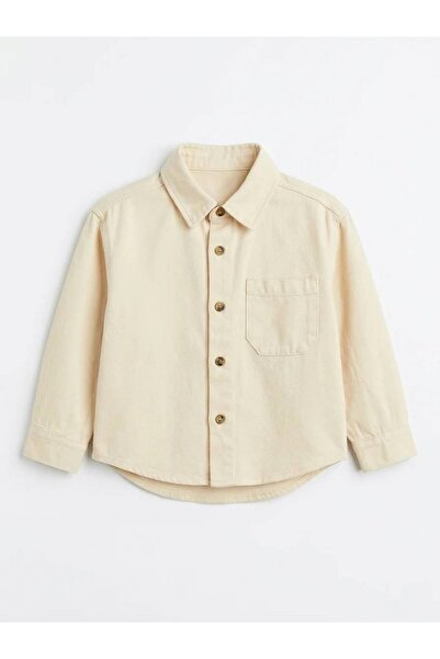 Teeny Weeny Kids Πουκάμισο - Μπεζ - Casual