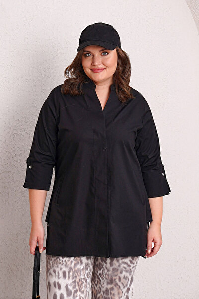 Büyük Moda ΠΟΥΚΑΜΙΣΟ ΜΕΓΑΛΟΥ ΜΕΓΕΘΟΥΣ HAKIM με ΓΙΑΚΑ, ΒΑΣΙΚΟ ΠΟΥΚΑΜΙΣΟ ΠΟΠΛΙΝΑΣ