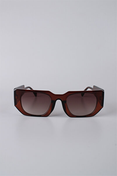 La Viva Brown Rectangular Frame Women's Sunglasses Gg25Lv3322R02