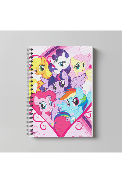 nihonwosekai My Little Pony Pony Friends Anime A4 Boy Spiralli Defter 60 Yaprak