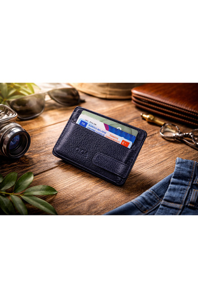 Legend Leather Diga 1002 Genuine Leather Clip-On Men's Card Holder Wallet