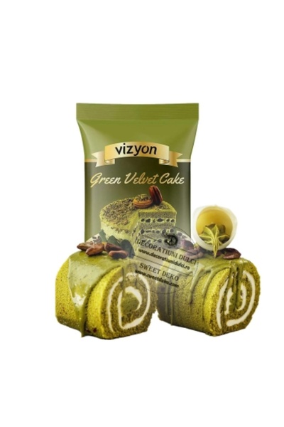 Decoratiuni Dulci Μείγμα για Κέικ Πράσινο Βελούδο, για σνακ, ρολά, μάφιν, μπι...