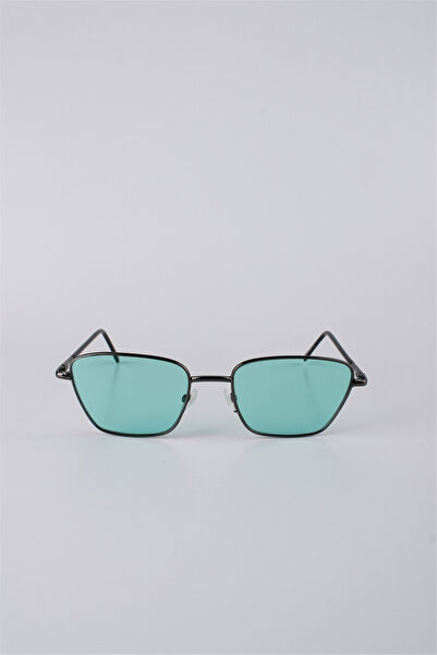 By Marine Smoked Frame Geometric Turquoise Glass Unisex Sunglasses Gg25Bmtomp...