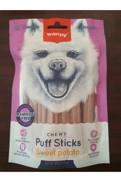 Wanpy PATİLİMARKET köpek çiğneme ödülü tatlı patatesli