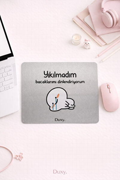 Duxy Χαριτωμένο mouse pad με σχέδια, 23x19 εκ., αντιολισθητική βάση, άνετο κα...