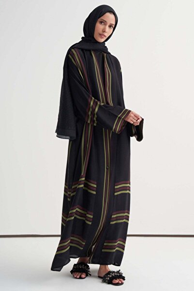 carell Rania Floş Abaya Black