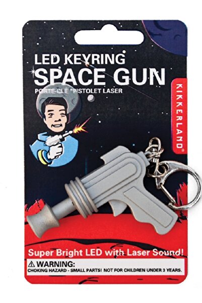 Kikkerland Breloc Pistol Spațial LED (KRL28)