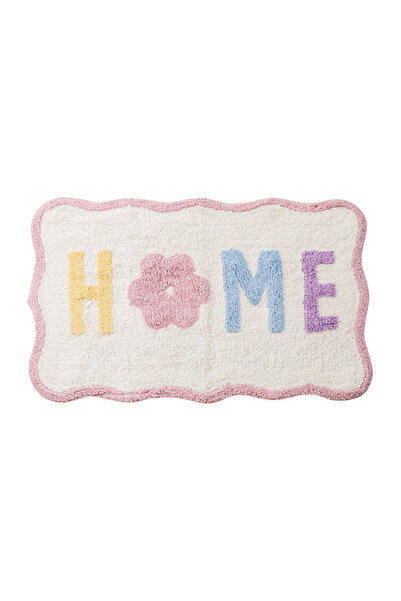 LC Waikiki Χαλάκι μπάνιου βελούδινο με στάμπα για το σπίτι 50x80 εκ.