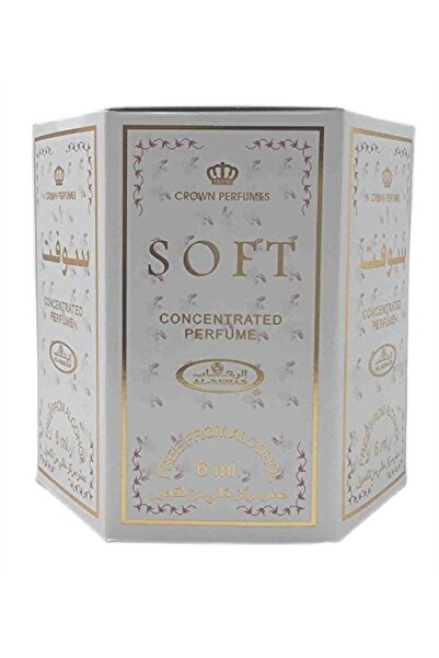 Al Rehab perfumes 6 قطع من زيت عطري مركز ناعم بدون كحول 6 مل