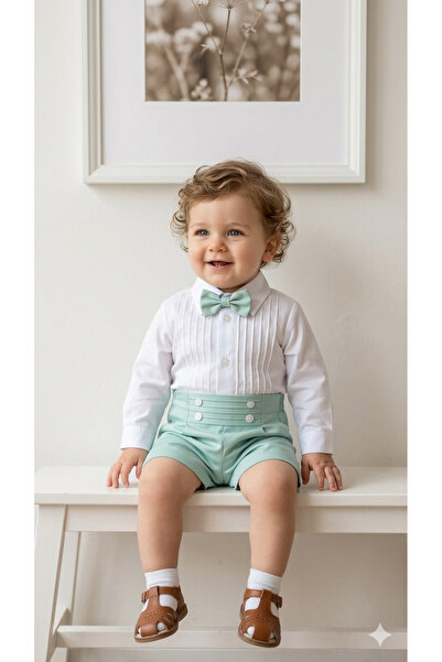 La reina petite Classic Green Boy's Set