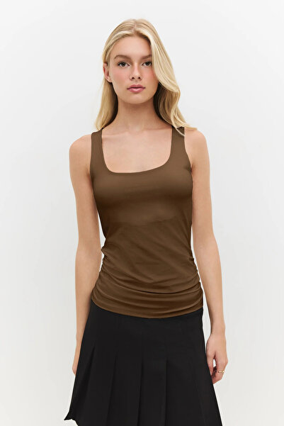 No Matter What Square Neck Thick Strap Basic Athlete's Undershirt