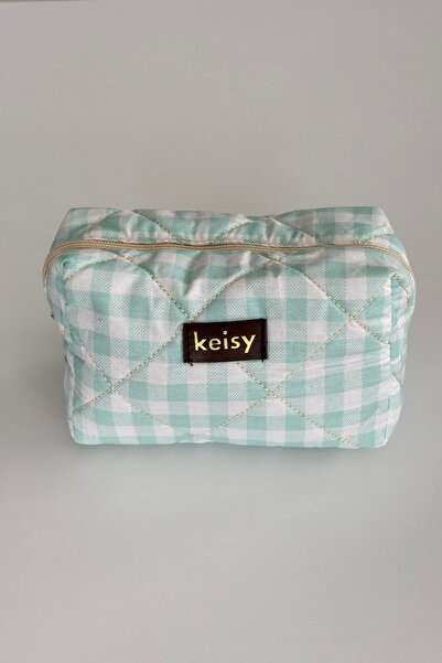 keisy Τσάντα μακιγιάζ με σχέδια και ανάγλυφη υφή