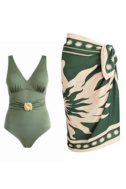 SAILOR moda Pareolu Swimsuit with Accessories