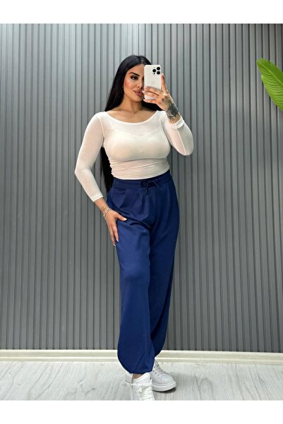 inci bayan giyim Παντελόνι σαλβάρι από ύφασμα Modal