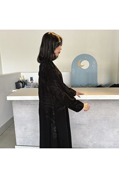 almasa alswda عباية ربع كلوش تطريز خيوط