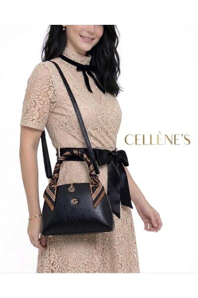 İPEK FULARLI MİNİ CROOSBODY BAG| Cellène’s