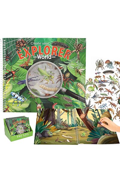 TREND Εξερευνητής Αυτοκόλλητος Κόσμος με Ανάγλυφα Αυτοκόλλητα (0413599)