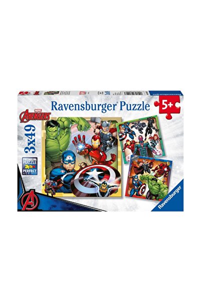 RAVENSBURGER Παζλ Marvel Οι Θαυμάσιοι Εκδικητές 3x49 τεμάχια (8040)