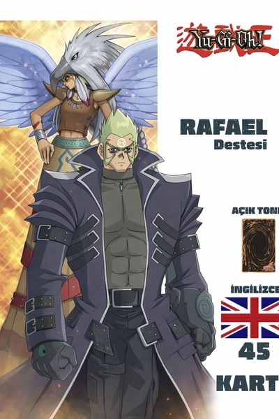 Cakmak Oyun Dukkani İngilizce Rafael Destesi 45 Yugioh Kartı Yu-Gi-Oh!
