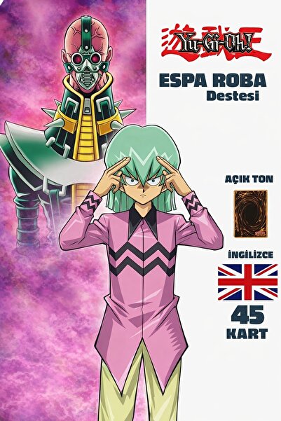 Cakmak Oyun Dukkani İngilizce Espa Roba Destesi 45 Yugioh Kartı Yu-Gi-Oh!