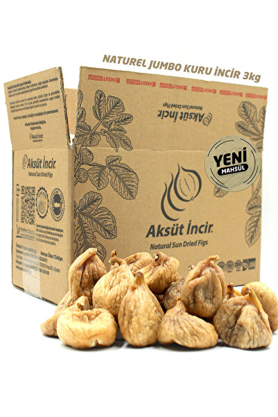 mehmet aksüt aksüt group Naturel JUMBO Kuru İncir 3kg