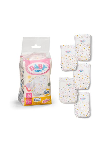 ZAPF CREATION Baby Born Τυπωμένες Πάνες 5 τεμάχια (838358)