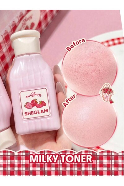 SHEGLAM Sweetheart Pink Whip Bifida Ferment Süt Tonik Aydınlatıcı&Bariyer Ona...