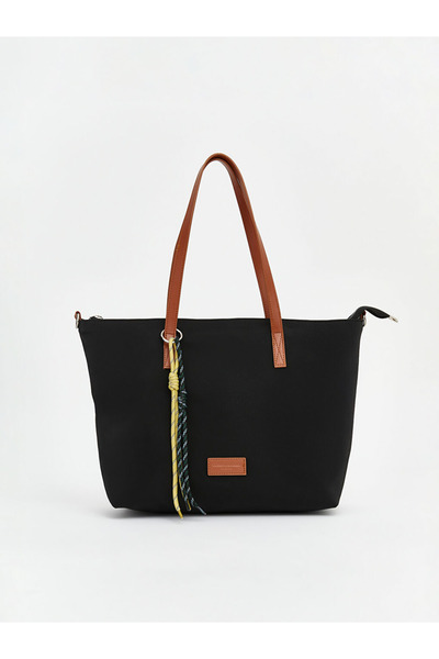 LC Waikiki Charmlı Suede Look Women's Shoulder Bag
