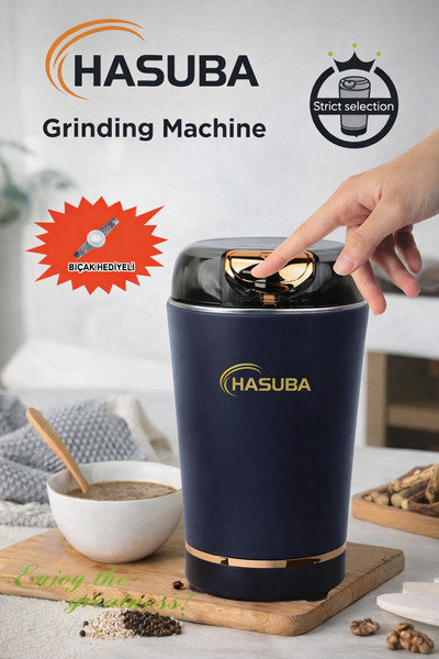 ESENLİWE Hasuba Elektrikli Kahve & Baharat Öğütücü | Güçlü Grinding Machine, ...