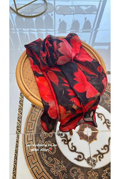 LA BOUTIQUE وشاح من قطن الحرير البامبو للصيف والخريف