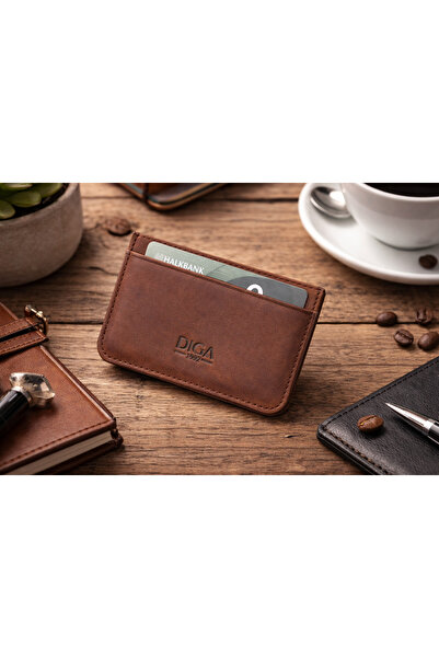 Legend Leather Diga 11690 Genuine Leather Clip-On Men's Card Holder Wallet