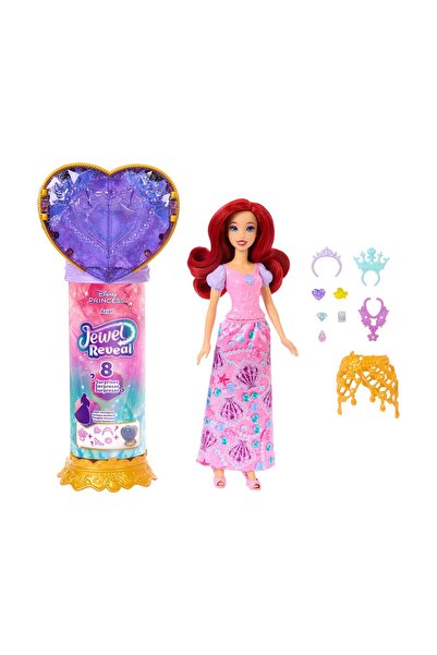 mattel Κούκλα Άριελ Πριγκίπισσα της Disney με Αποκάλυψη Κοσμήματος (JHL49)