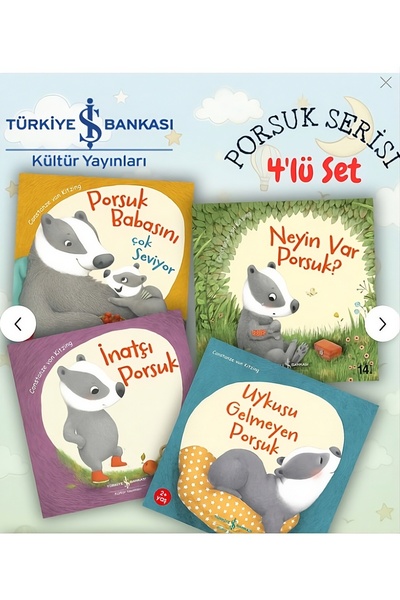 TÜRKİYE İŞ BANKASI KÜLTÜR YAYINLARI İş Bankası Uykusu Gelmeyen Porsuk -İnatçı...