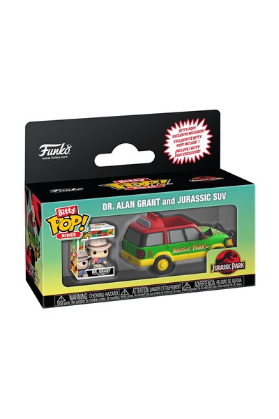Funko Μπίτι Ποπ! Τζουράσικ Παρκ Δρ. Άλαν Γκραντ με Τζουράσικ SUV