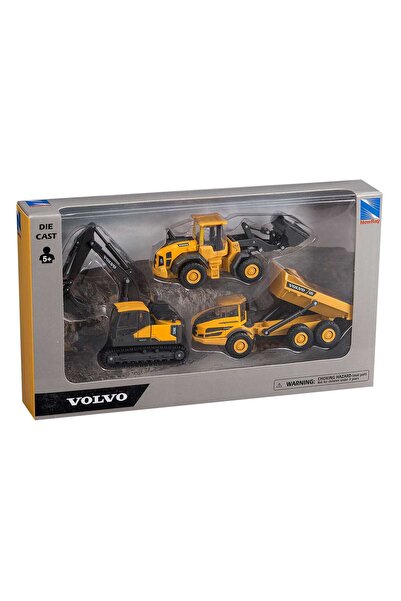 speedcar Σετ Μεταλλικών Οχημάτων Κατασκευών Volvo Speed Car (40722)