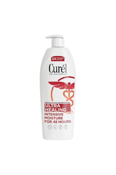 Curel لوشن فائق الترطيب والشفاء خالٍ من العطور للبشرة شديدة الجفاف