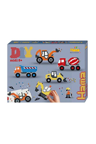 Hama Midi Κουτί Δώρου Μηχανήματα Κατασκευών (383163)