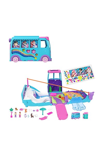 mattel Πόλι Πόκετ Σετ Παιχνιδιού Περιπέτειας με Κατοικίδια (JCC22)