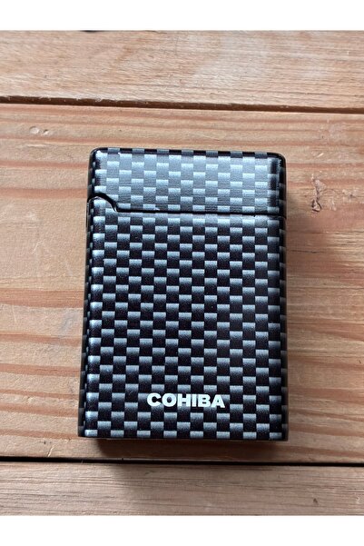 COHİBA İkonik Puro Çakmak 2 pürmüz jet Tamamı metal cep boy ergonomik yapıda ...