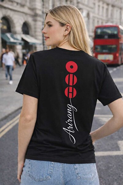 PAVRO Μπλουζάκι Oversize με στάμπα Arirang World Tour BTS