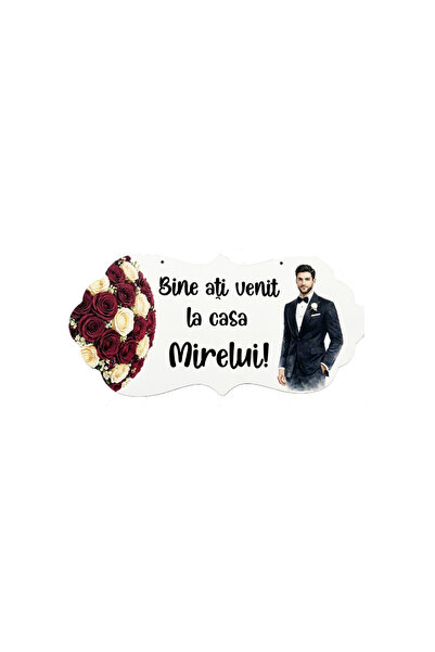 Bello Carino High quality decoration products Plăcuță Decorativă Nuntă "Casa ...