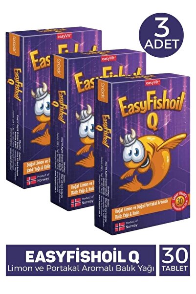 Easy Fishoil Easyfishoil Q Omega-3 30 Tablet 3 Adet