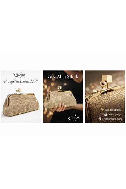 Guja 26YC2561 Τσάντα βραδινού φορέματος με πέτρες