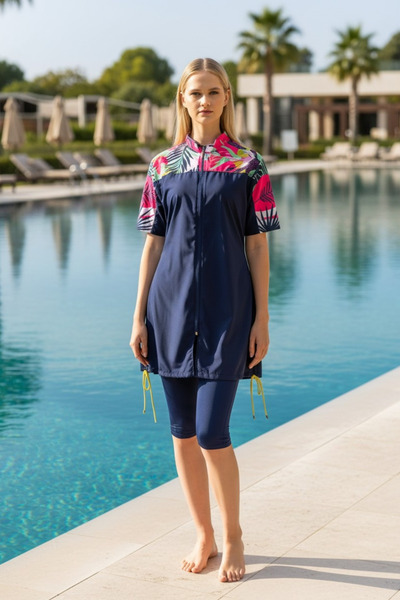 SEBOTEKS Quick Dry Parachute Fabric 4 τεμαχίων Κοντομάνικο Ημικλειστό Μαγιό 2...