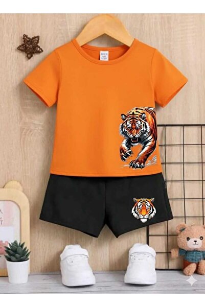 Nice Clothes ΚΑΛΟΚΑΙΡΙΝΟ ΠΑΙΔΙΚΟ ΣΕΤ ΜΠΛΟΥΖΑΚΙ-ΣΟΡΤΣ UNISEX (ΜΕ ΣΤΑΜΠΑ ΤΙΓΡΗΣ...